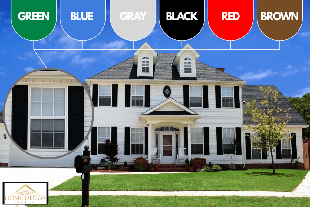 Popular Shutter Colors for White House - Shutters Manufacturer